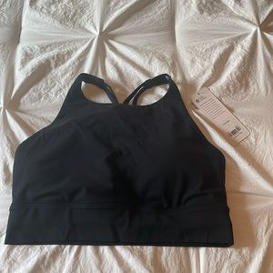 NWT CRZ Yoga high neck sports bra. Size L.